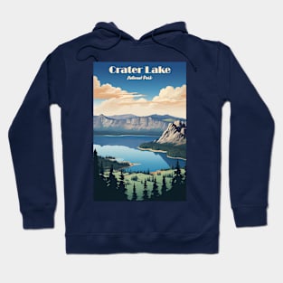 Crater Lake National Park Travel Poster Hoodie